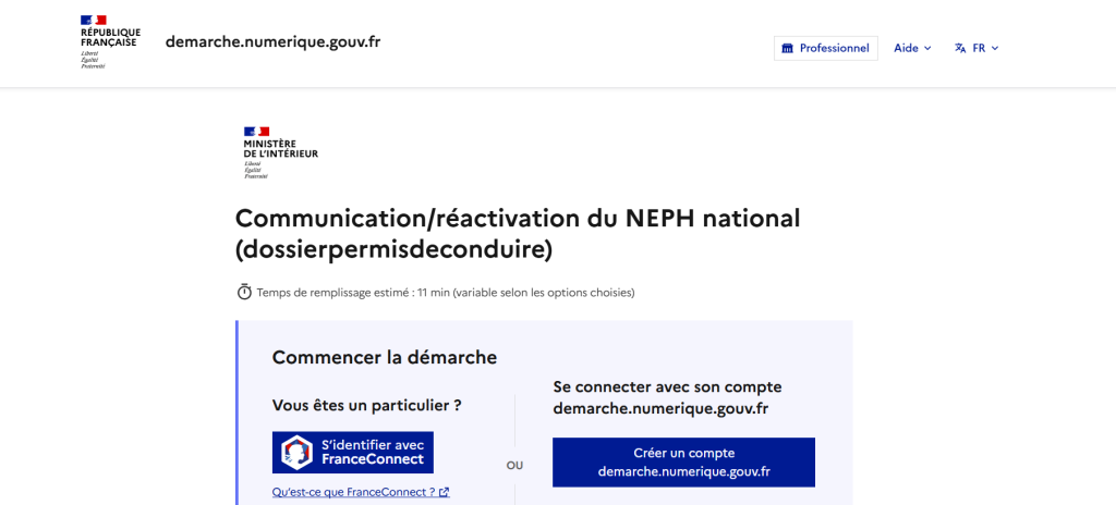 Mon code NEPH ne fonctionne pas