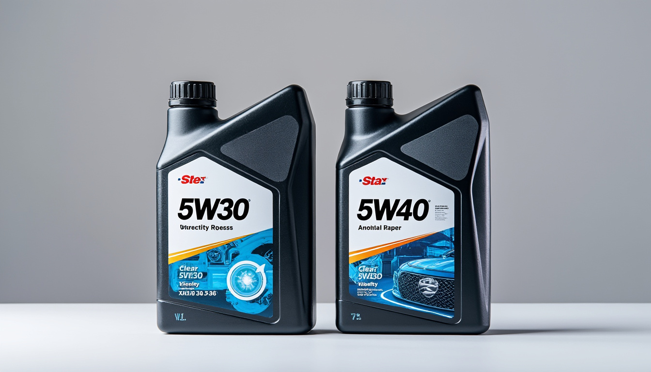 w30 ou 5w40 : découvrez les différences entre ces huiles moteur et choisissez celle qui convient le mieux à votre véhicule.